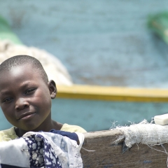 Boy, Lake Victoria, Kenya